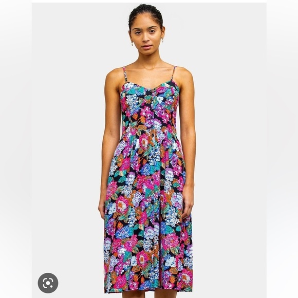 ROLLA'S Eve tapestry floral buttons down maxi dress - Picture 1 of 12